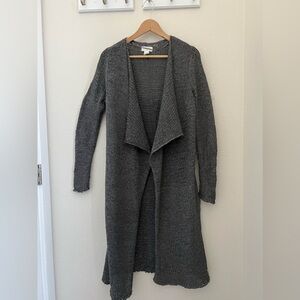 Loft Lounge - Duster sweater in large loop knit